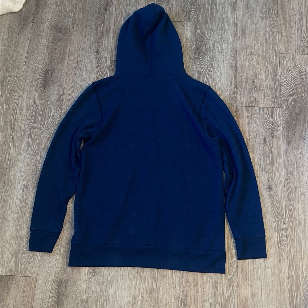 New Charlie Hustle Kc Heart Blue Hoodie Size Xl Pullover Sweatshirt Kansas City — image 5 of 5